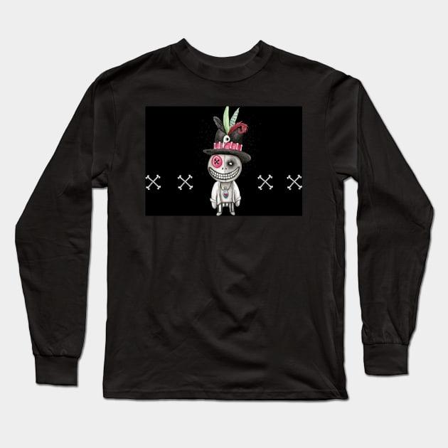 Voodoo Long Sleeve T-Shirt by TheLaundryLady